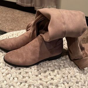 Taupe Over the Knee Boots Dolce Vita